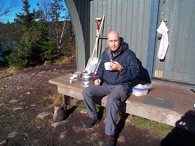 Lunch vid Östfjällsstugan