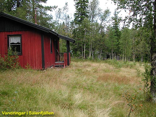 Den äldre raststugan vid Granfjällssätern