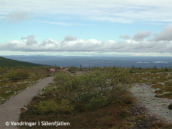 På väg utför Östfjället