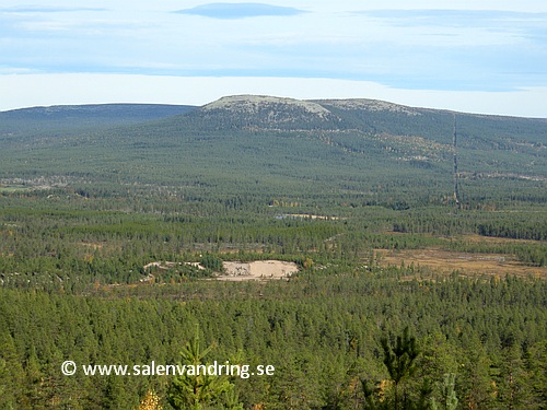 Utsikten från Stora Moberget mot norr